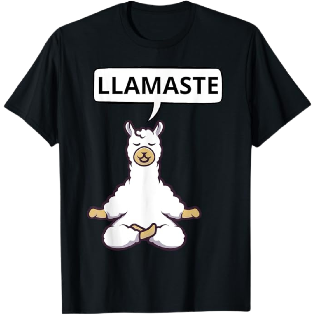 Peaceful Meditating Llamaste Llama 